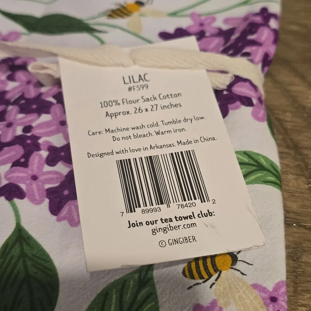 gingiber tea towel